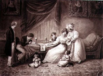 Les Aquarellistes, vers 1830