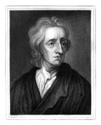John Locke, philosophe anglais, 1825