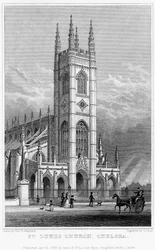 Église Saint-Luc, Chelsea, Londres, 1828