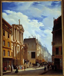 Vue de la rue Saint Honoré et de l