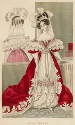 Robe de cour, vers 1831