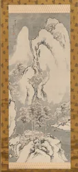 Paysage enneigé, 1744