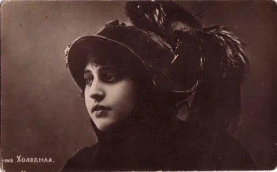 Vera Kholodnaya, actrice de cinéma muet russe, années 1910