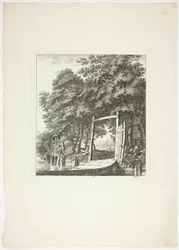 Pêche à la fenêtre, troisième planche de Paysages Dédiés à M. Warelet