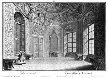 Cabinet peint
