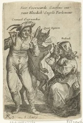 Caricature de Cromwell, ca. 1652-1654