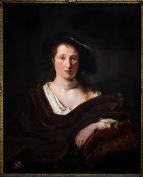 Femme en costume de mascarade ou Sémiramis