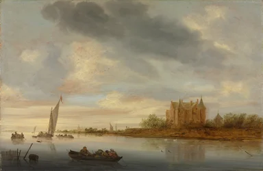 Château sur une rivière