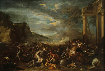 Une bataille de cavalerie