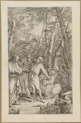 Diogène jetant son bol