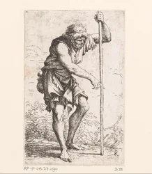 Vieil homme avec un bâton (Kleine figuren, série)