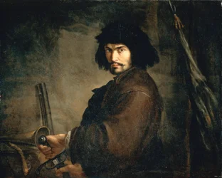 Autoportrait en guerrier, par Salvator Rosa
