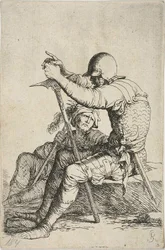 Deux guerriers, l
