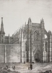 Monastère de Batalha, Portugal, de Poliorama Pittoresco, n 33, 22 mars
