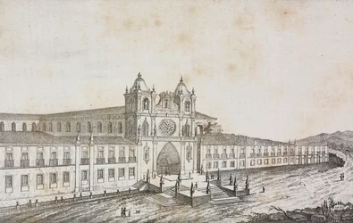 Façade du monastère d