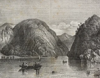 Passage de Rogers dans le lac George, États-Unis d