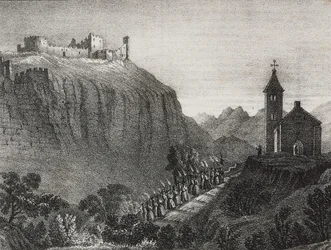 Voyage à Cappelluccia, scène de lanterne magique, collection d