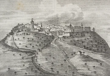 Vue de Montefuscolo, aujourd
