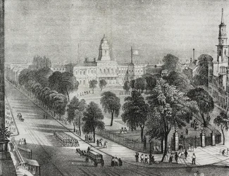 Vue du parc et de l