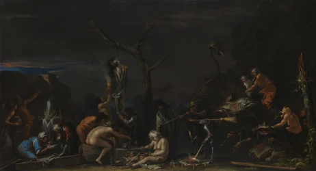 Sorcières lors de leurs incantations, vers 1646