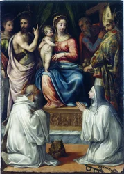 La Vierge avec les saints Christine de Bolsena, Jean-Baptiste, Philippe, Nicolas...