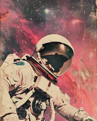 Astronaute « Red Nebula »
