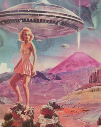 Le glamour sur une planète rose