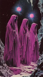 Des silhouettes mystérieuses dans l