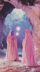Figures mystiques des grottes