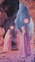 Figures mystiques des grottes