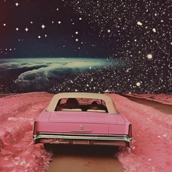Space Drive décapotable rose