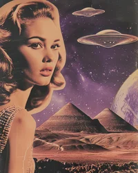 Pyramides extraterrestres rétro