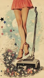 Étoiles rétro glamour