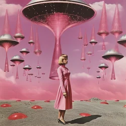 Rêve de science-fiction rétro