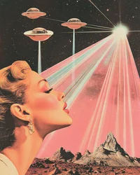 Glamour rétro et spatial
