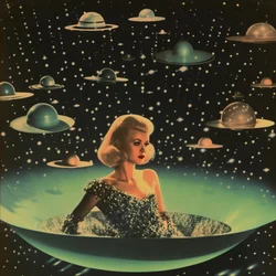 Glamour spatial rétro