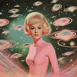 Glamour spatial rétro