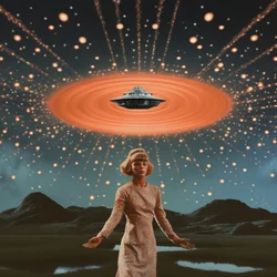 Atterrissage extraterrestre surréaliste