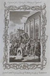 Jack Cade se déclarant seigneur de la ville de Londres