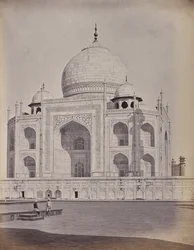 Agra. Le Taj, le centre de la ville principale