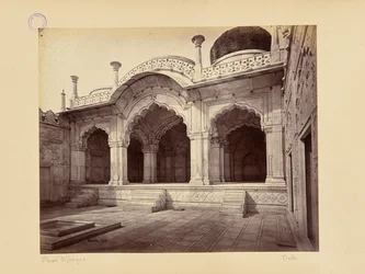 Delhi ; le palais, la Moti Masjid (mosquée des Perles)