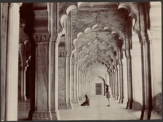 Intérieur de la mosquée des Perles, Agra