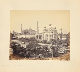 Lucknow ; vue depuis la terrasse de l