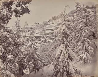 Shimla. Vue de l