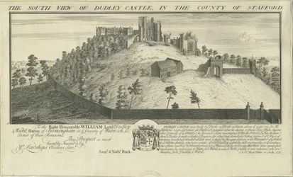 Château de Dudley : gravure, 1731