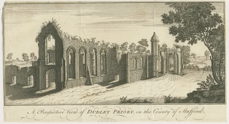 Prieuré de Dudley : gravure