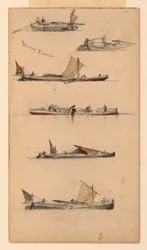 Barges sur la Tamise