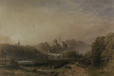 Vue du château de Lismore pendant les modifications du 6e duc de Devonshire