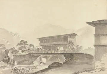 Près de Tassisudon [Tashicho Dzong]
