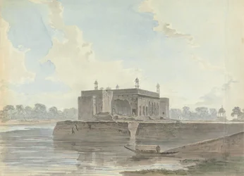 Palais en ruine près d